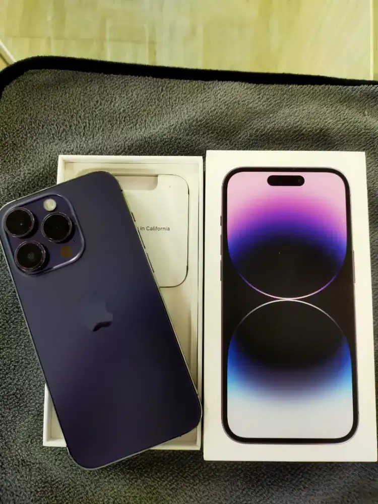 Iphone 14 Pro 128gb Ex:ibox lecet pemakaian dan BH 86%