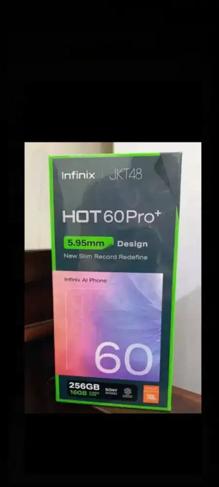 Infinix hot 60 pro plus 8/256 layar lengkung danrom128gb resmi