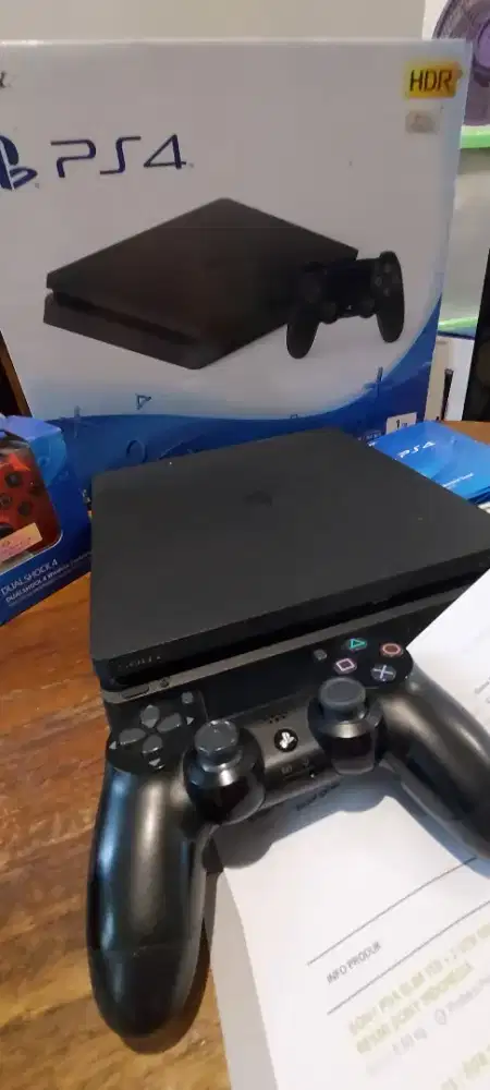 Sony Ps 4 Slim Disk 1TB.+ 2 stick original.Sony Indo