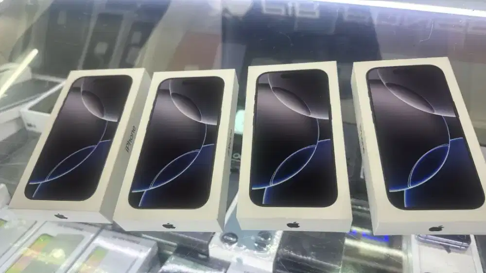 Iphone 16 promax 256gb black titanium new resmi ibox !!