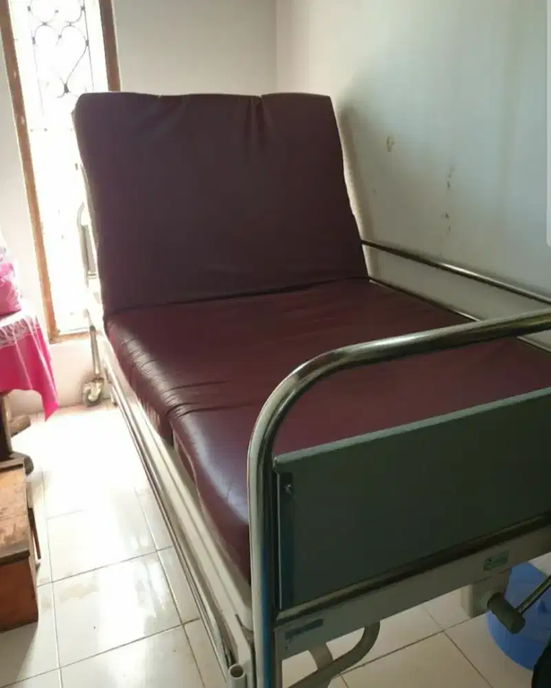 Kasur Pasien Matras Ranjang Pasien Folding Bed 1 engkol