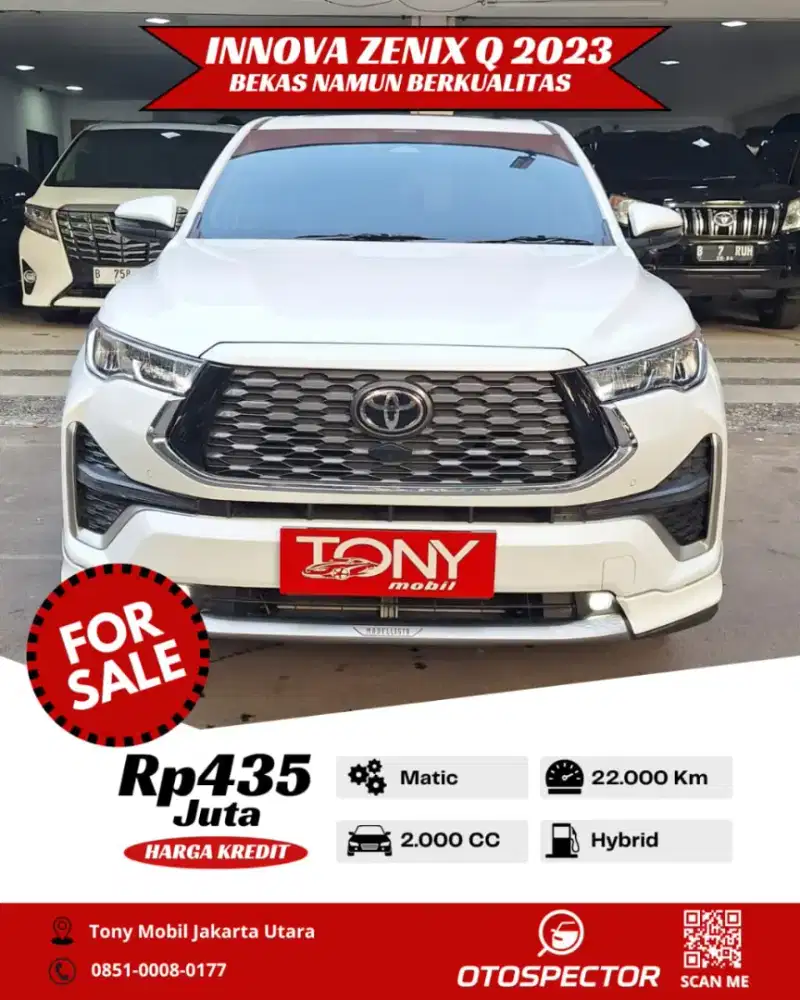 Innova Zenix Q Hybrid Modellista RSE 2023 Putih