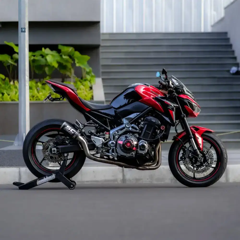 KAWASAKI Z900 TAHUN 2018 MERAH CANDY LANGKA