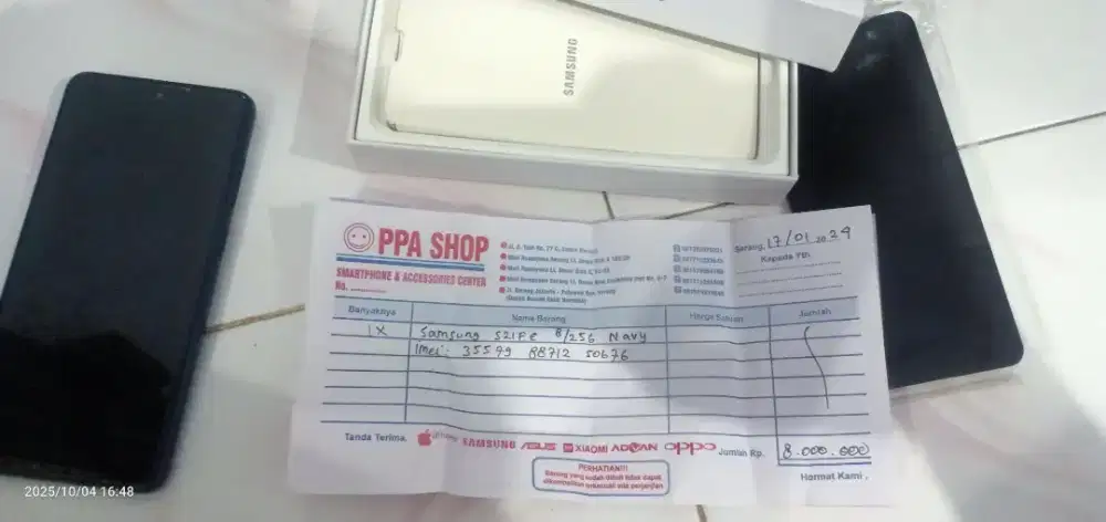 Samsung s21fe 8/256 GB sein (resmi)
