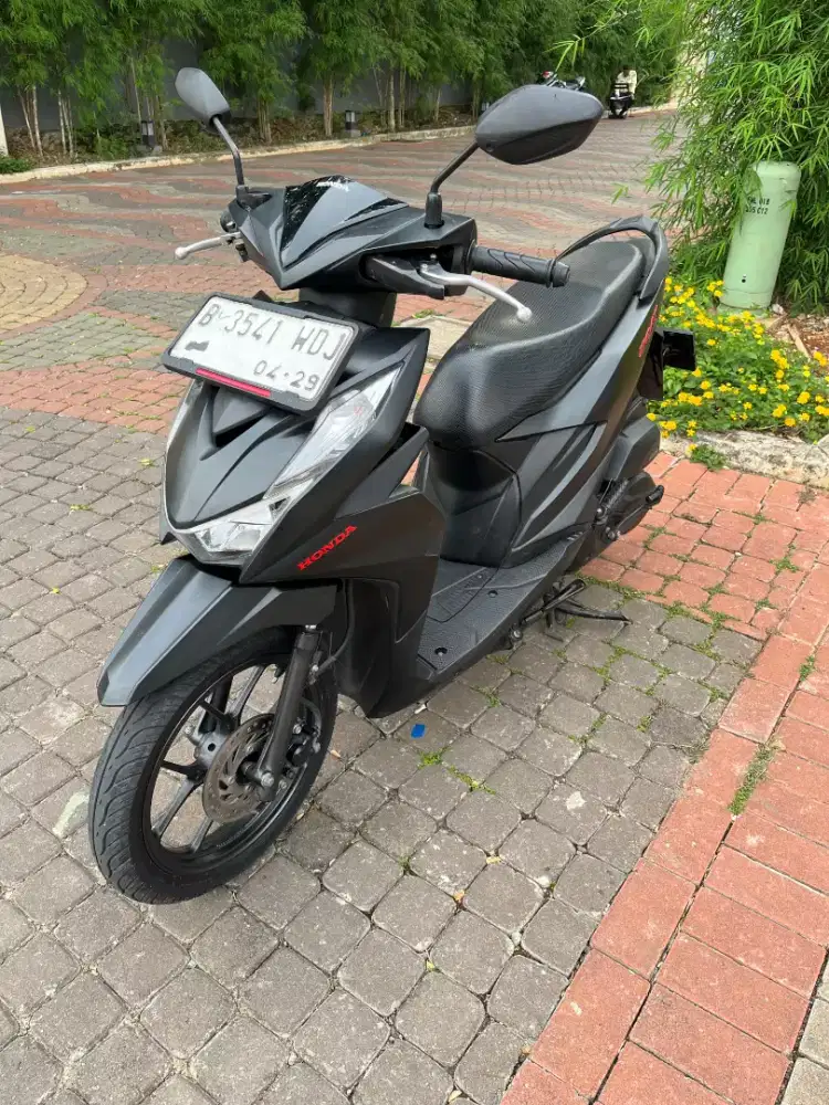 Beat Delux Cbs Iss Hitam Doff