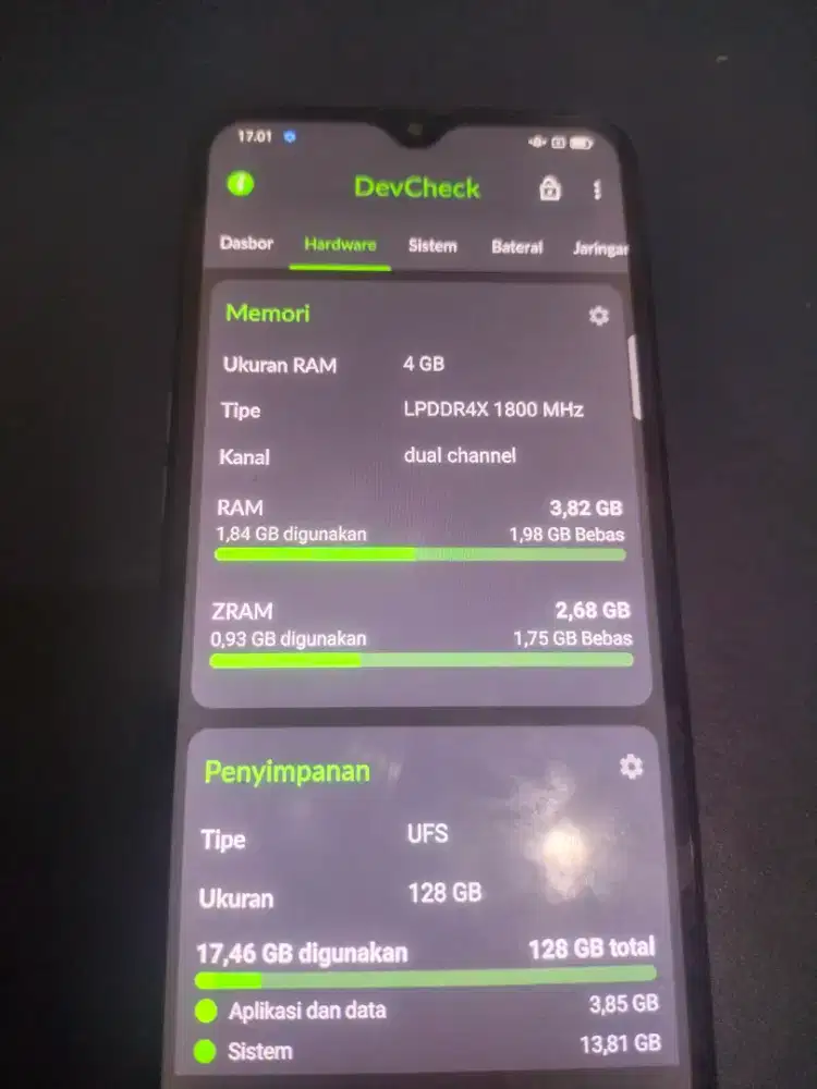 oppo f11 ram 4/128 warna hijau