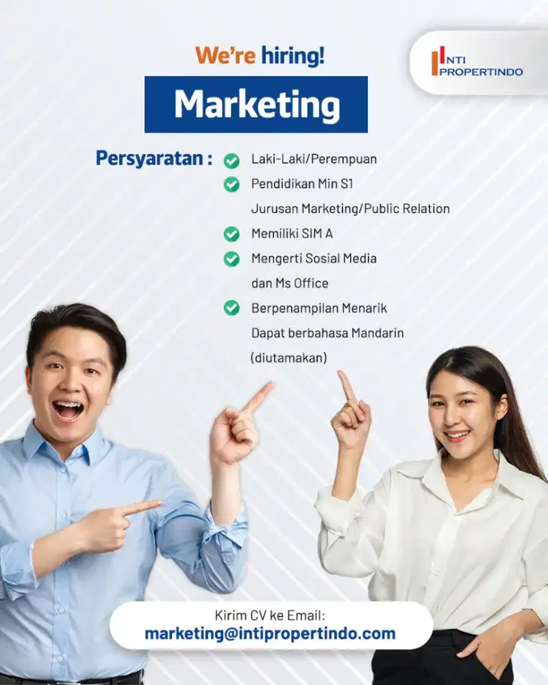 Dibutuhkan Cepat Marketing Property