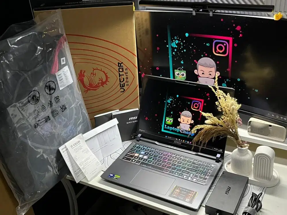 MSI Vector 16HX AI Ultra 9 275HX RTX 5080 Likenew Istimewa x Legion