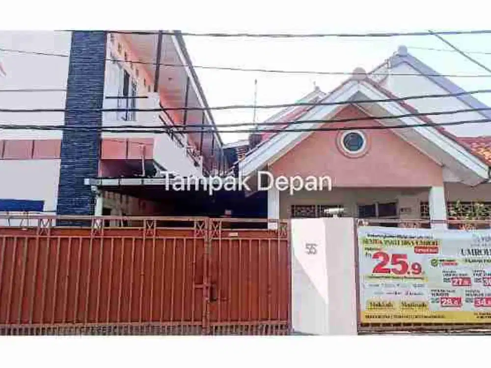 Dijual Rumah Kos UI dan Rumah Utama di Depok