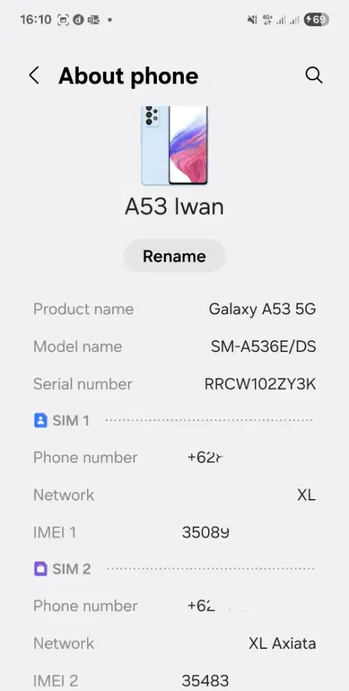 Jual Hp Samsung A53 5G RAM 8/256