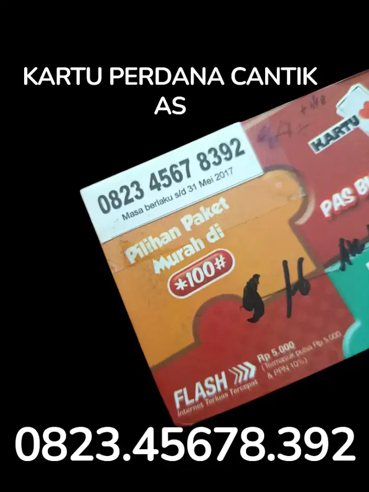 Nomor Cantik Kartu Perdana As Telkomsel