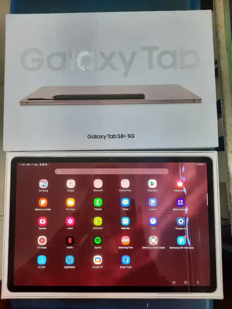 Galaxy Tab S8+ 5G Ram 8/256