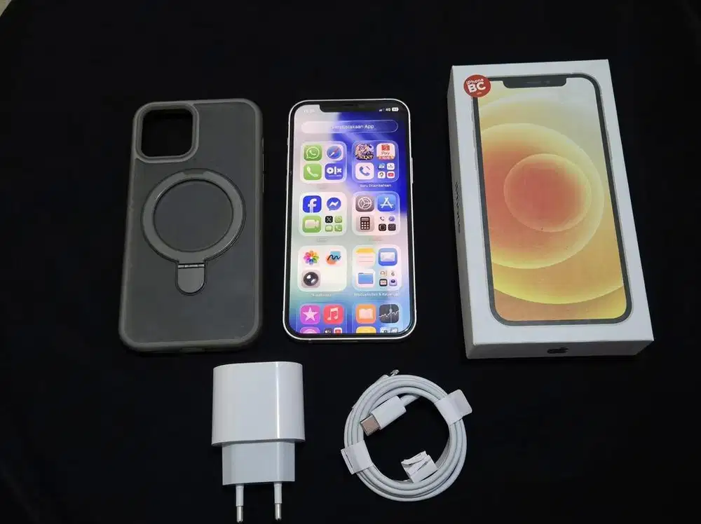 Iphone 12 128GB putih Beacukai