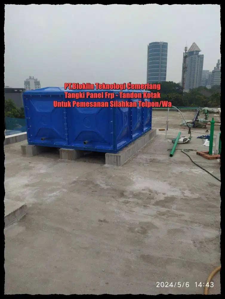 Tandon Frp - Toren Frp - Tangki Air Kotak - Ground tank