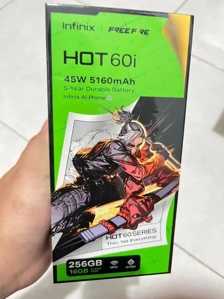 New infinix hot 60i ram 8/256