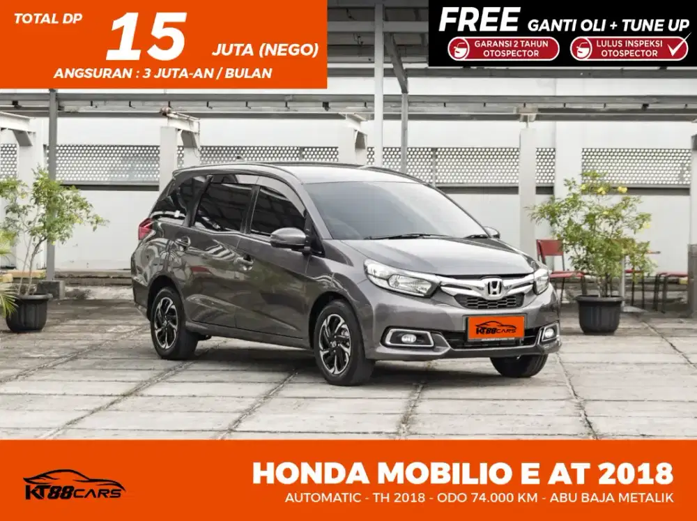 Mobilio E 2018 AT Abu metalik