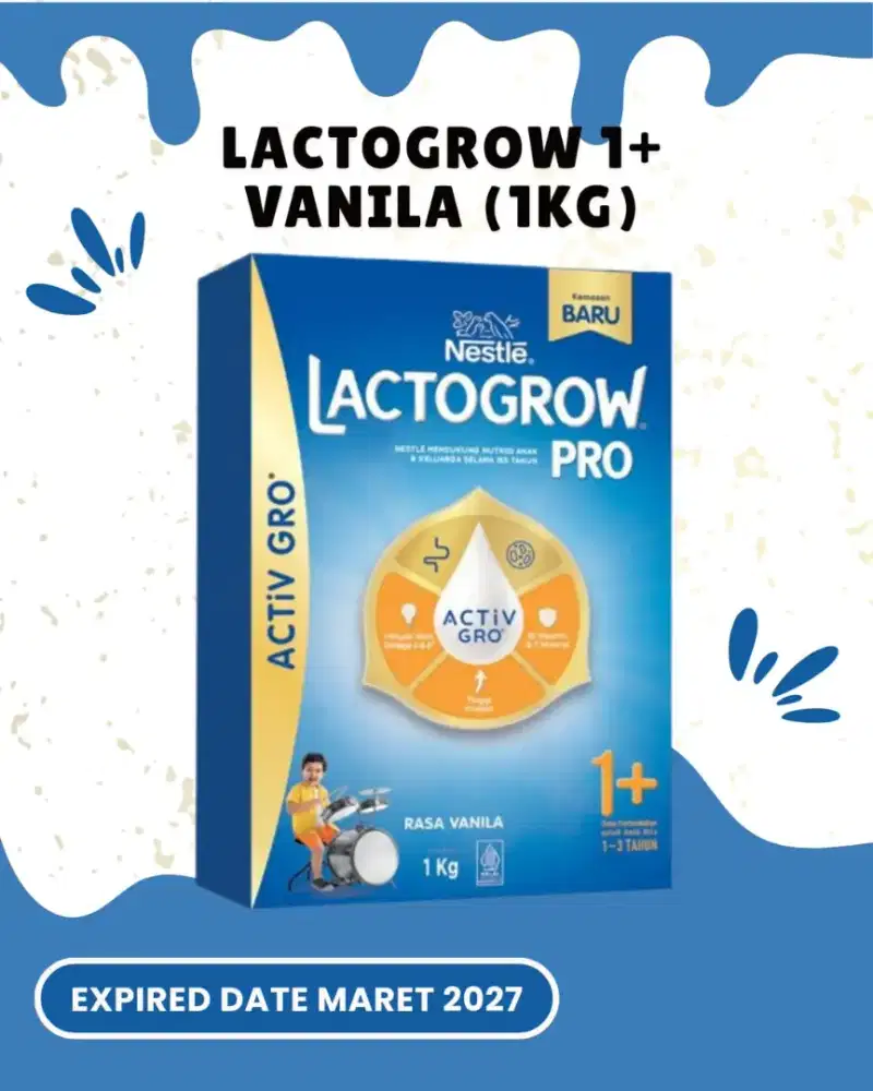 LACTOGROW PRO 1+ (kemasan 1kg)