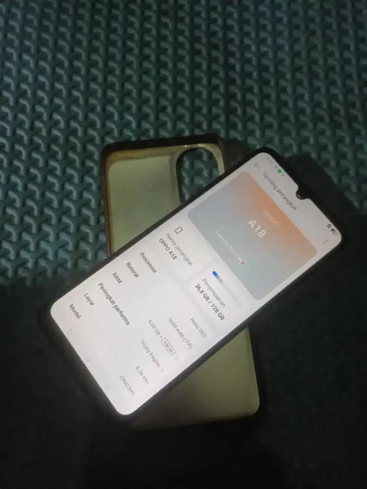 Oppo a18 4+4/128 hp casan tipe c