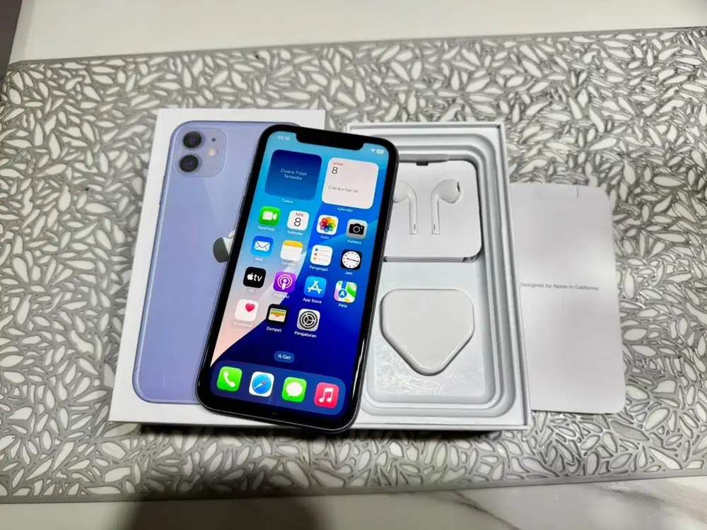 Iphone 11 256gb beacukai resmi fullset no minus