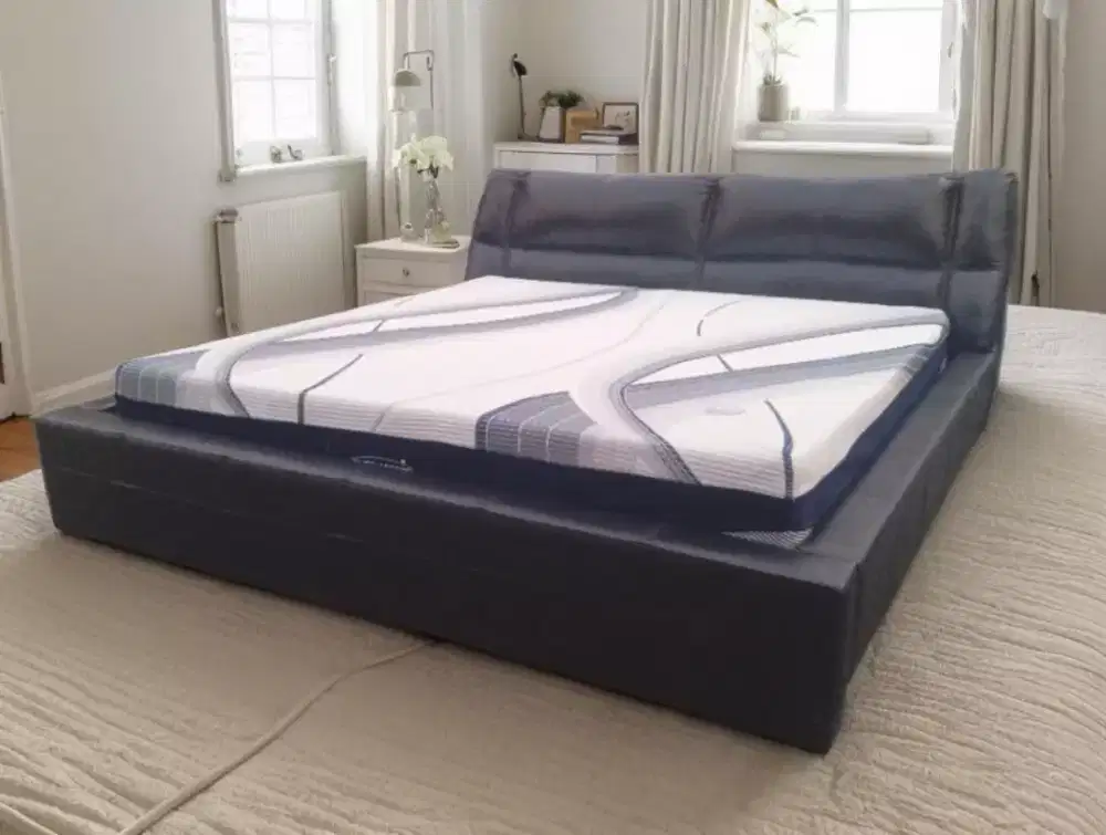Therapedic Agility X set bedframe leather Cellini uk 200