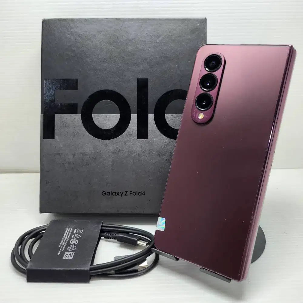 TERMURAH RARE COLOR!  SAMSUNG GALAXY Z FOLD 4 5G 12/512 BURGUNDY