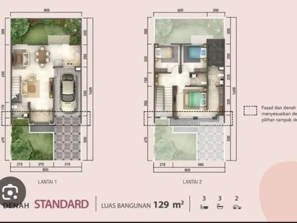 Dijual CLUSTER FLAMINGOThe Springs Gading Serpong Semi Furnish
