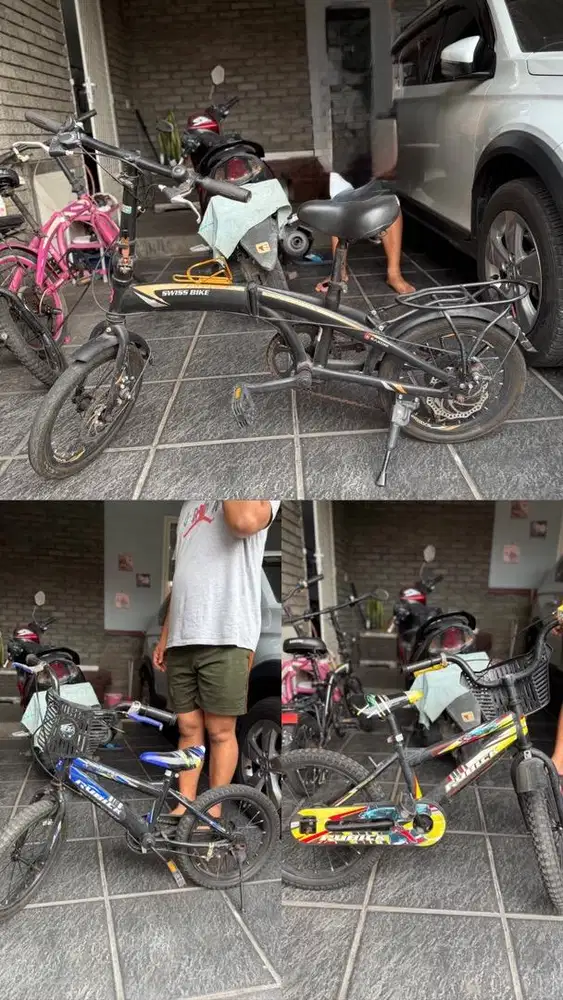Borongan sepeda bekas anak