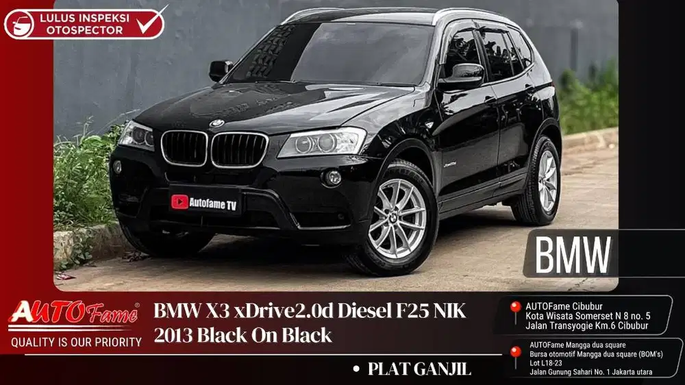 BMW X3 xDrive2.0d Diesel F25 2013