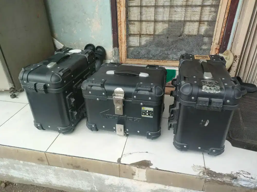 Side dan top box Coriaz Altech evo 42L dan 35L Pannier alumunium