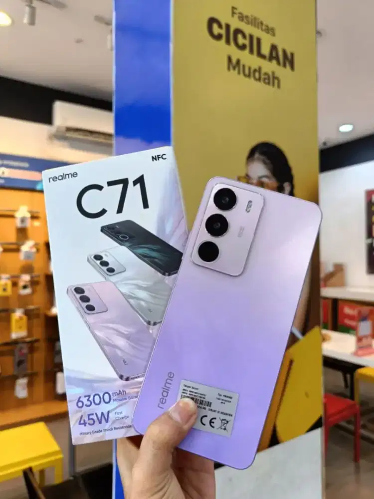 Relame c71 baterai tahan lama 6300 mah bisa kredit dan tukar tambah