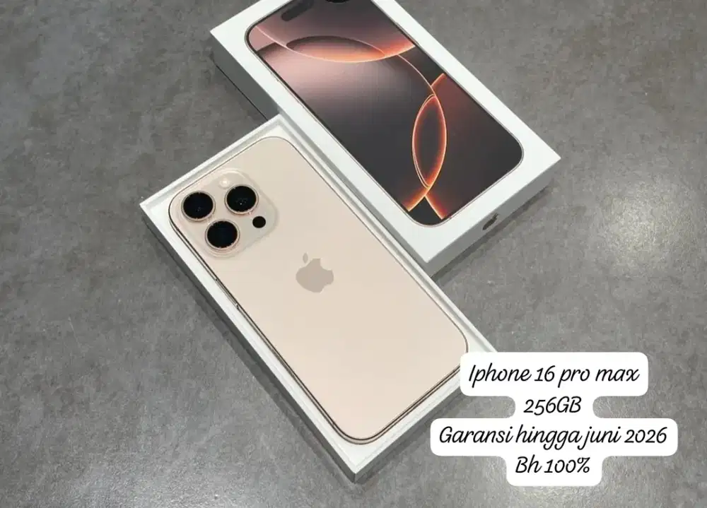 IPHONE 16 PRO MAX 256 IBOX (JUNI 2026)
