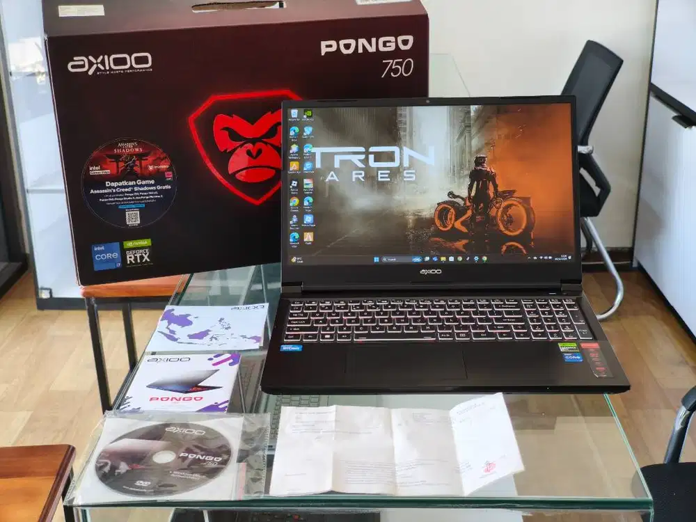 AXIOO Pongo 750 intel Core i7 Gen 13 Ram 16 GB SSD 512 GB Nvidia RTX