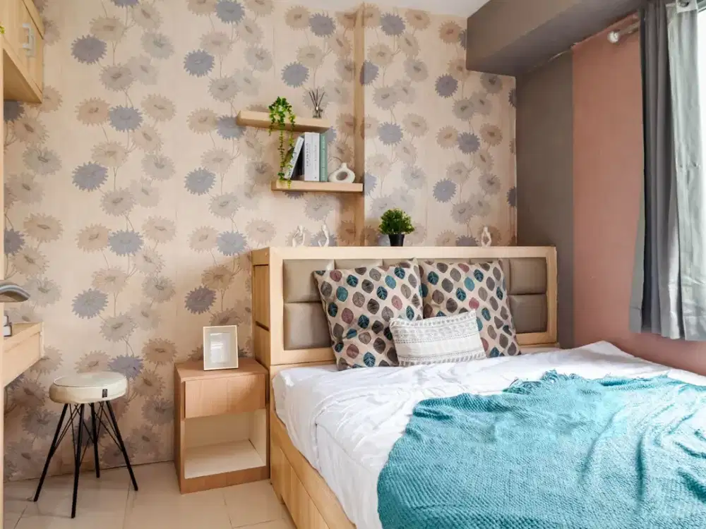 (BAYAR BULANAN) Bassura City 2BR (2 kamar) Full Furnished Siap Huni!