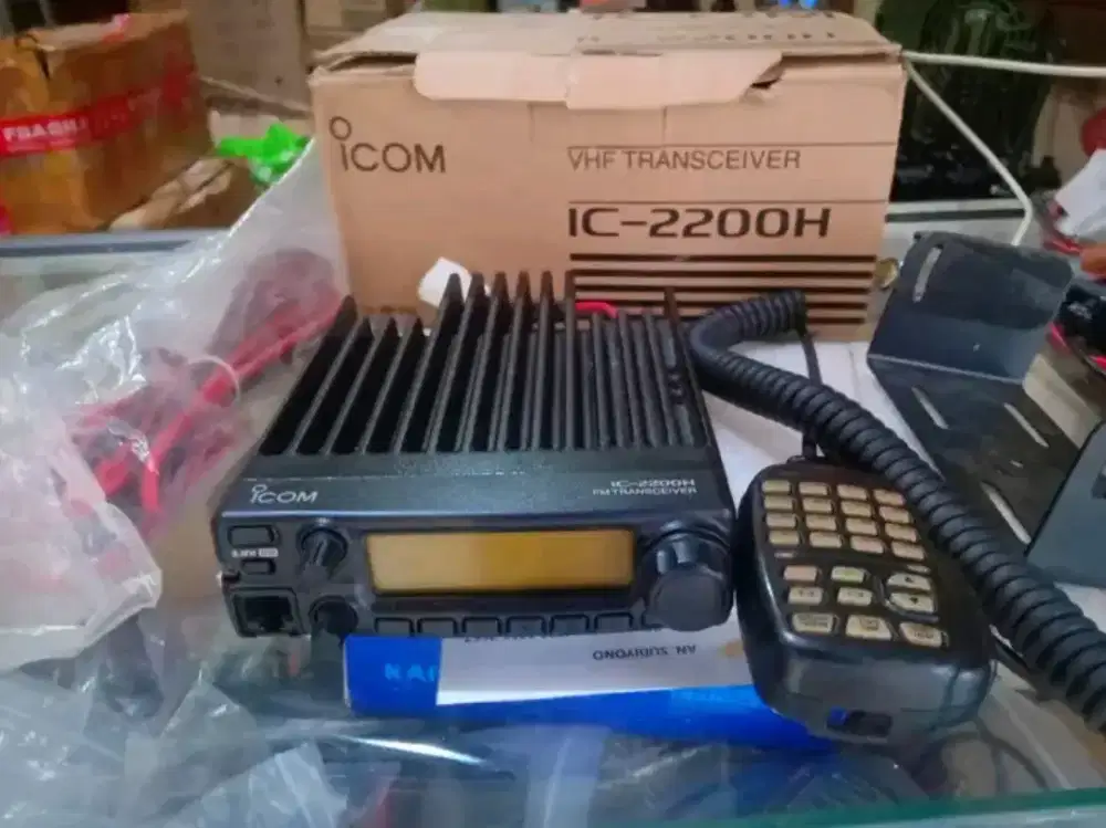 Rig icom ic - 2200 H stiker hitam airband air band