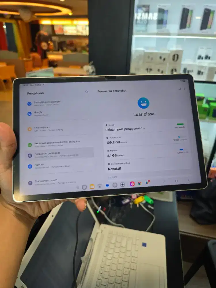 [ Second ] Samsung Galaxy Tab S9fe+ 5G ex Garansi Resmi samsung