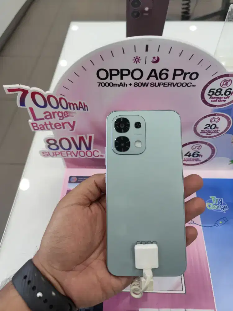 Oppo A6 Pro Baterai 7000mAh Tahan 2Hari Gratis Enco Buds3 Pro