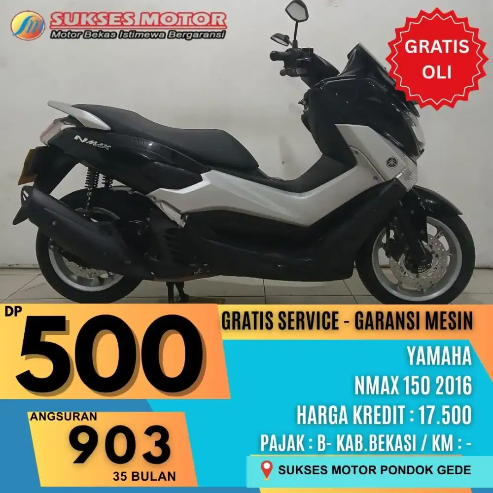 PROSES CUMA 30 MENIT YAMAHA NMAX TH 2016 HITAM