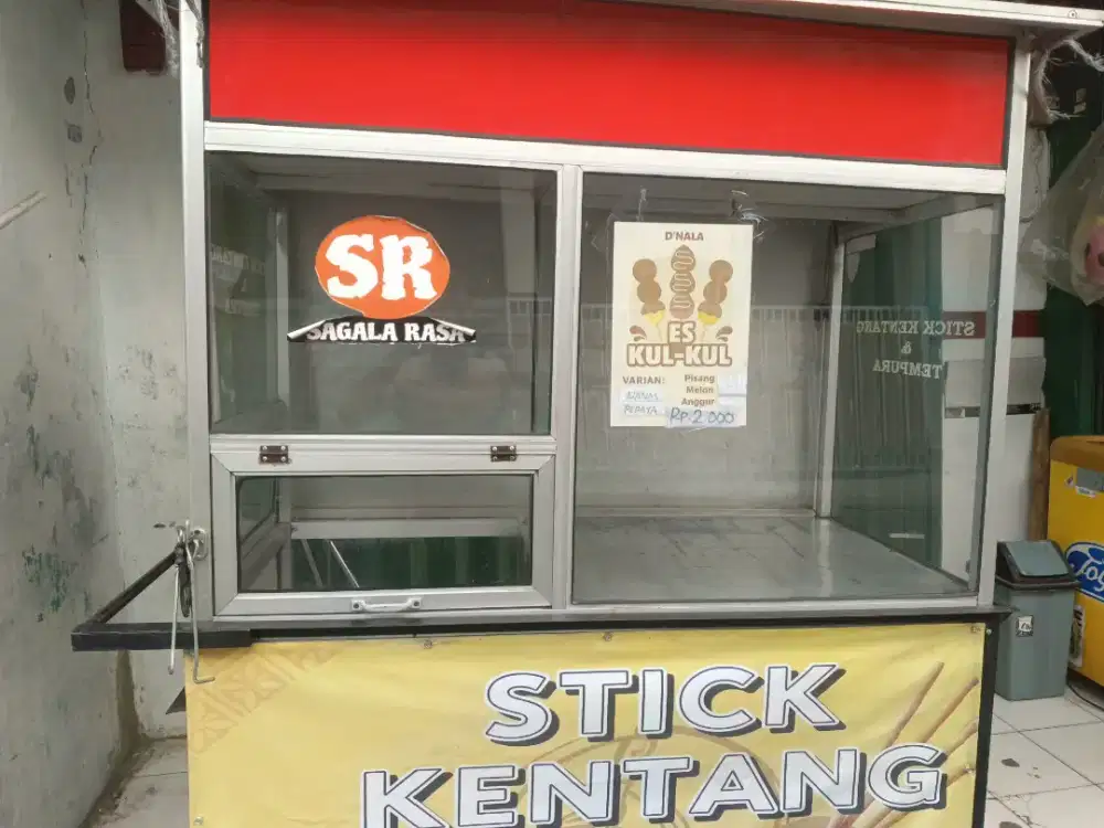 gerobak bekas stick kentang