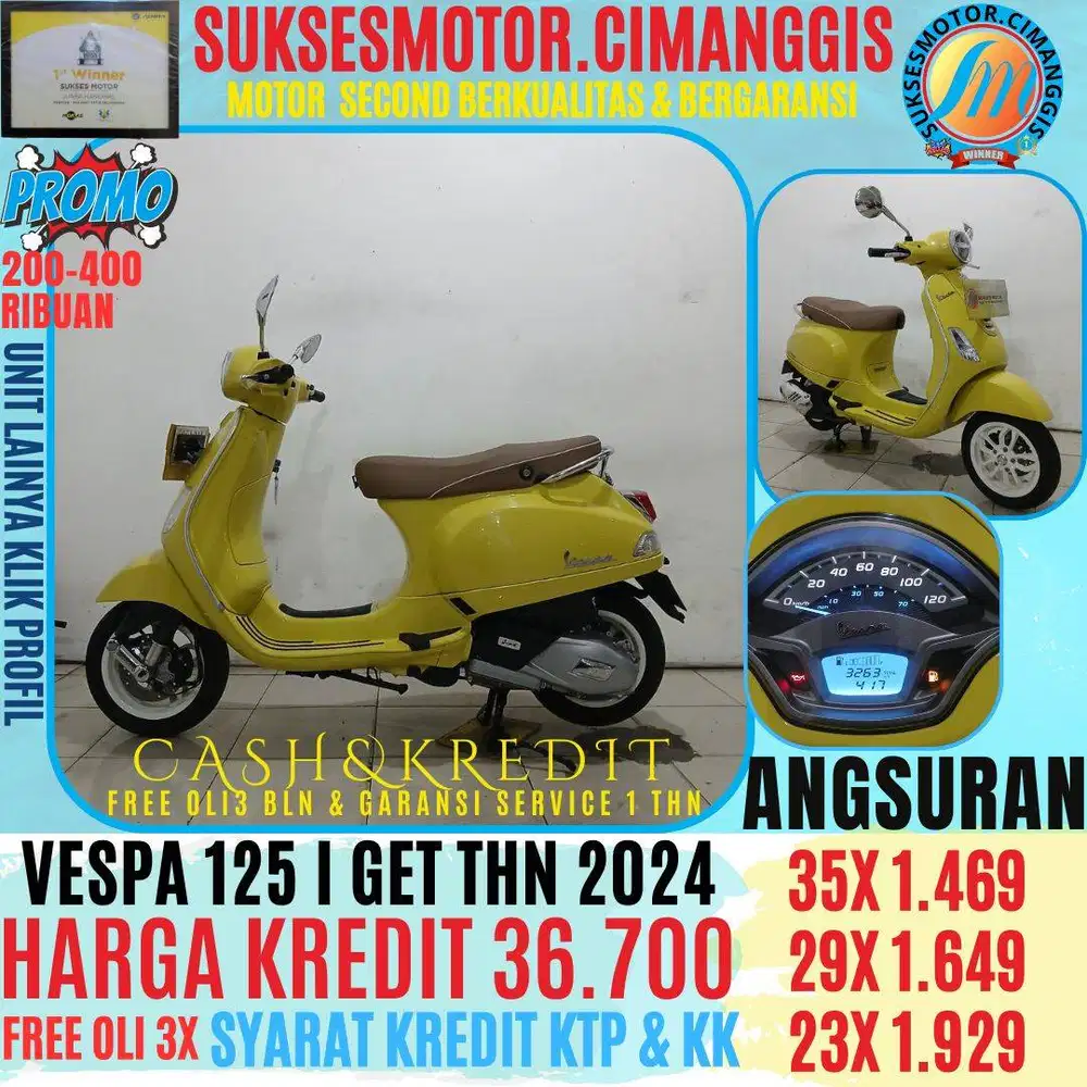 PROMO VESPA LX 125 I GET CASHBACK 700 RIBUAN FREE OLI