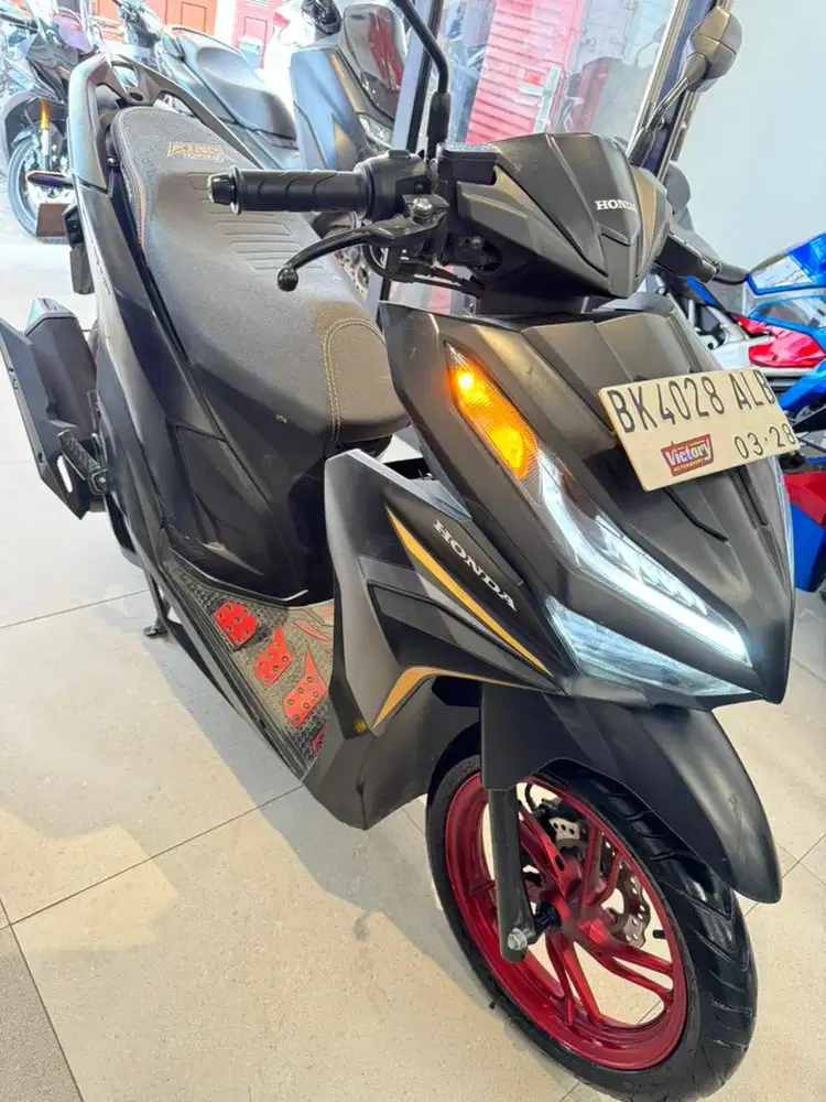 New Honda Vario 125 CBS Keyless 2023 warna Biru Dop CC Matic Blue Doff