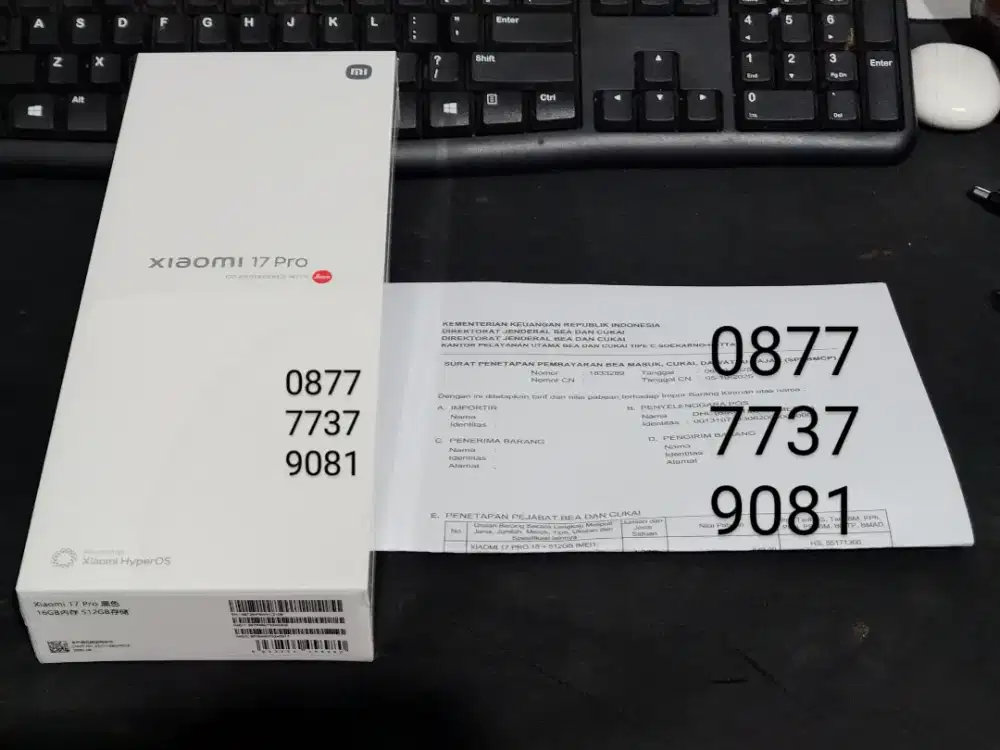 BNIB Xiaomi 17 Pro 16/512 GB - Bayar Pajak