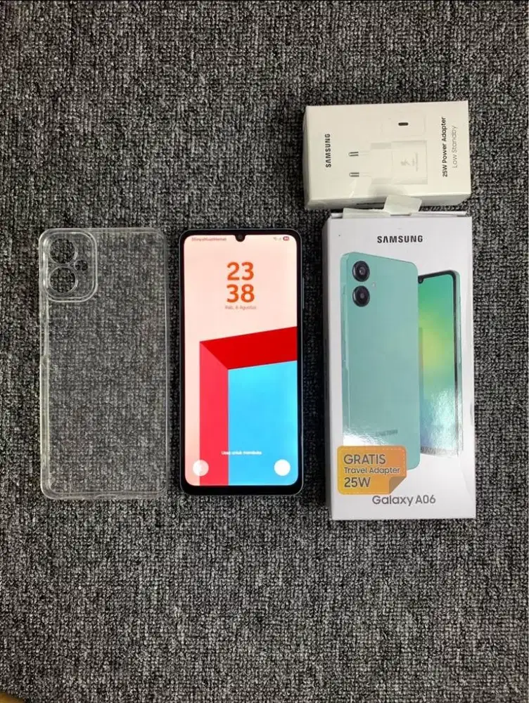 Jual Samsung Galaxy A06 Fullset Kondisi Mulus Baru