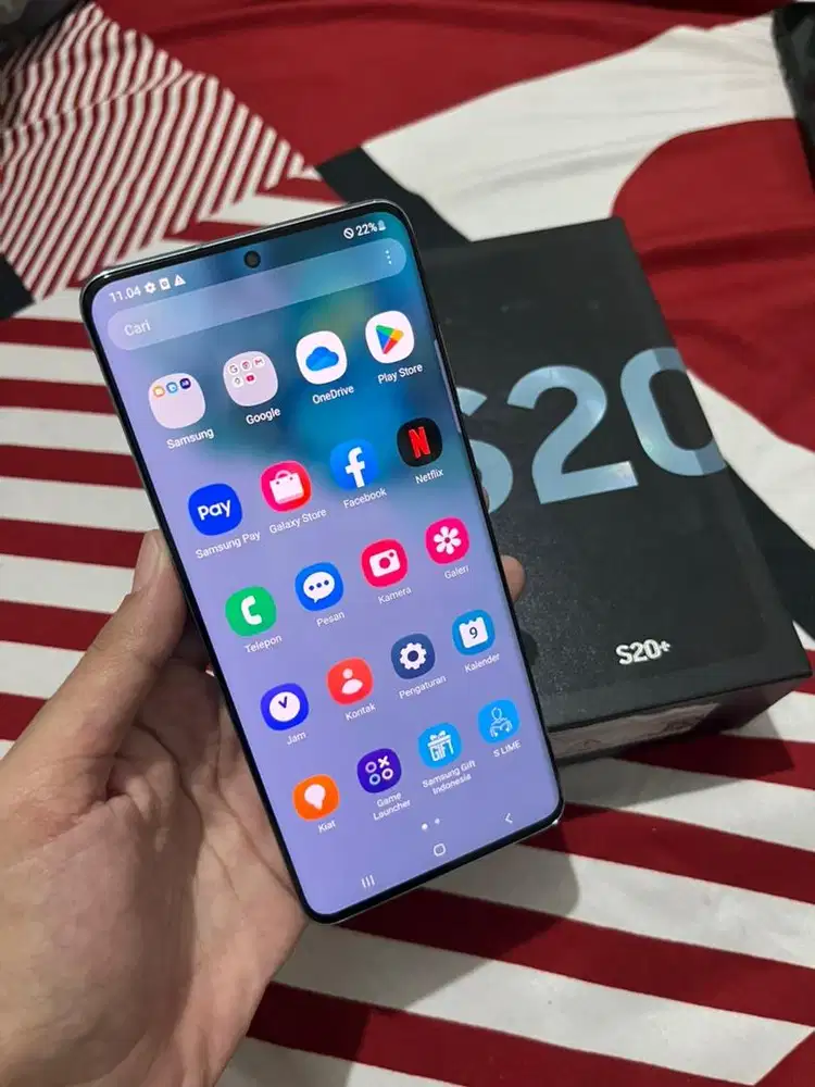samsung s20 plus resmi indonesia like new