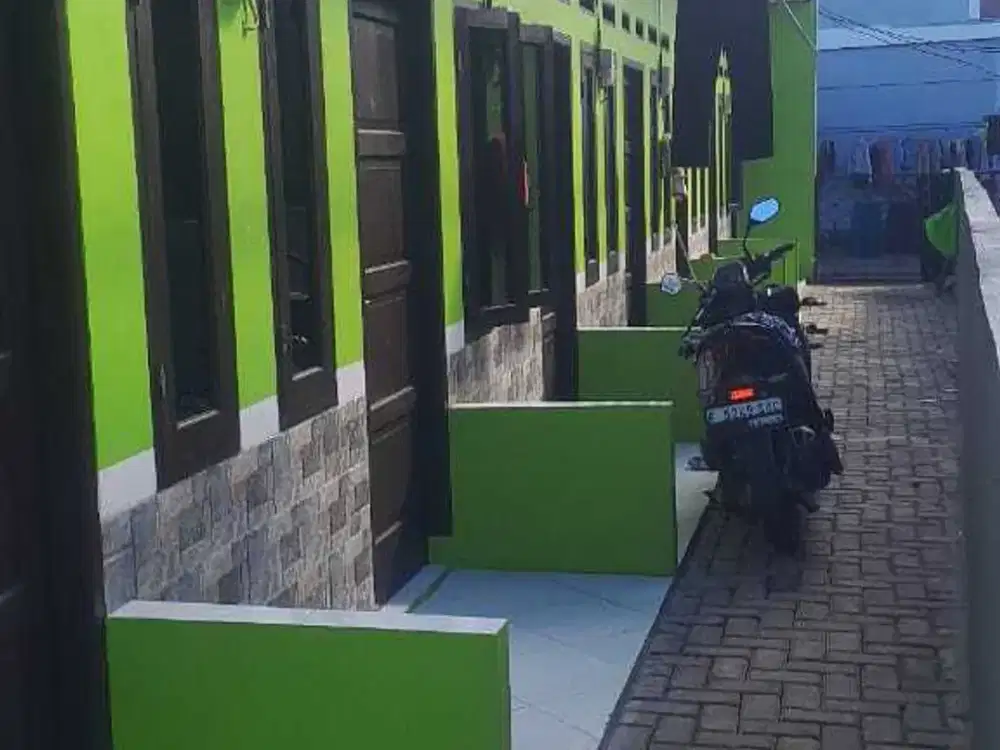 Di jual rumah kontrakan bangunan baru full terisi