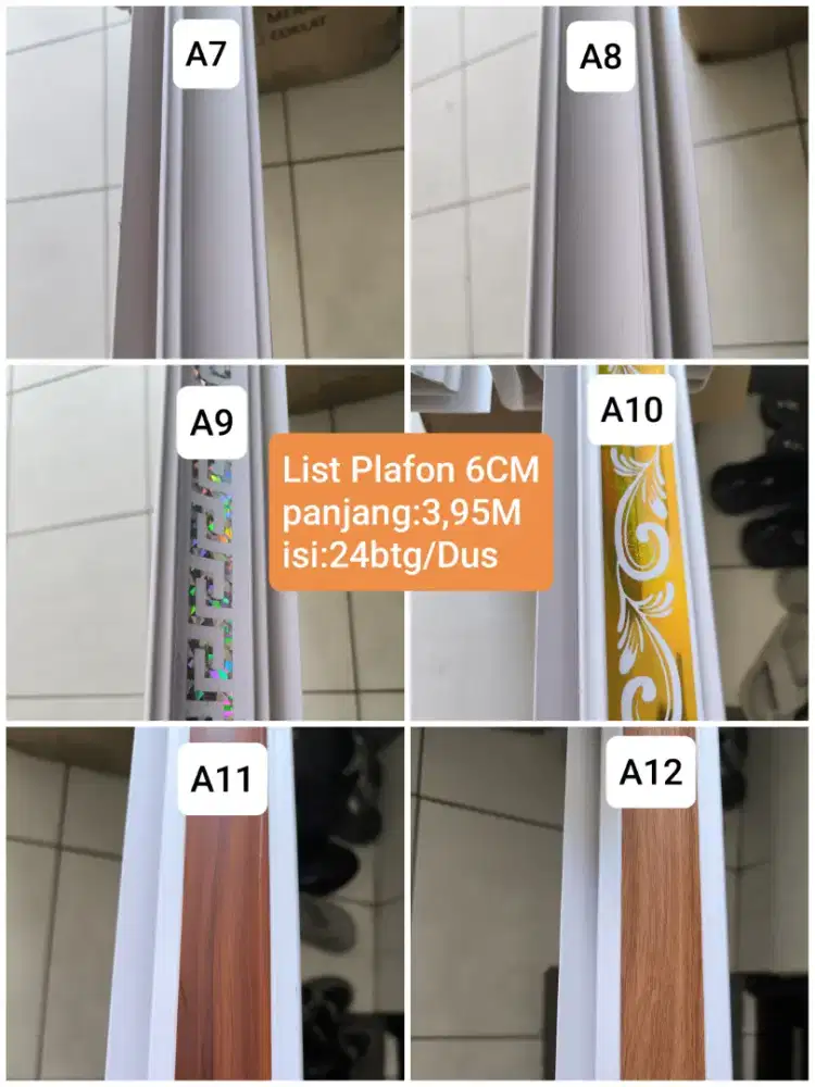 PLAFON PVC MENERIMA ANTAR BAHAN & TERPASANG