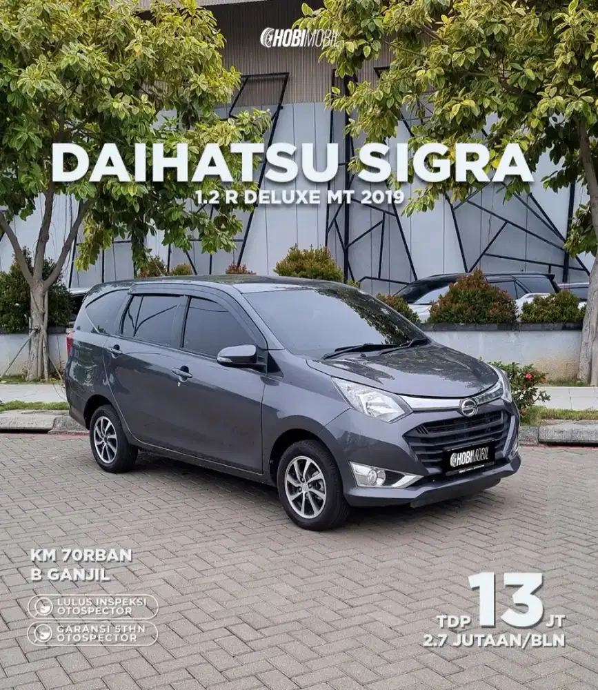 Sigra 1.2 R Deluxe MT Thn 2019