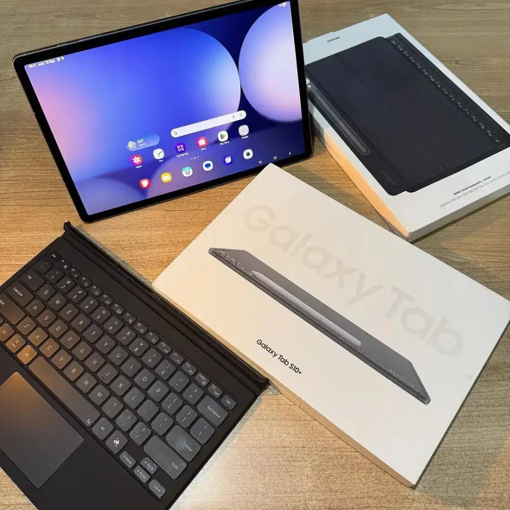 Tab S10+ 12/256 Baru Segel Bergaransi Resmi SEIN FREE keyboard cover