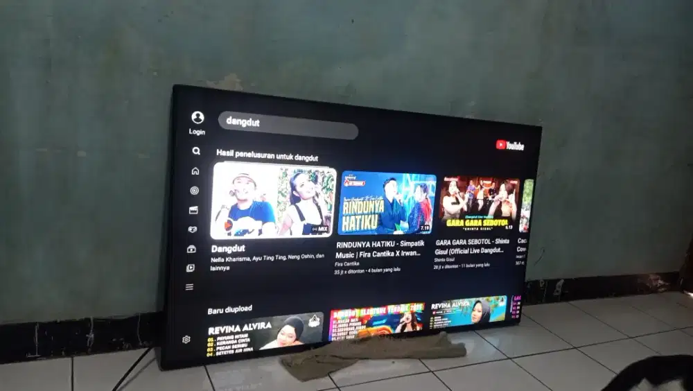 Tv LED LG 55 inch analong smrat tv bisa yutube