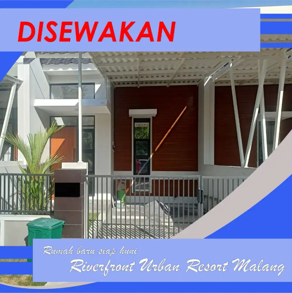 [SEWA] Rumah di Riverfront Urban Resort Malang