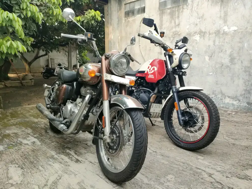 Kredit/TT Royal Enfield 350 Classic Himalayan 411 modif 30jtan Scram